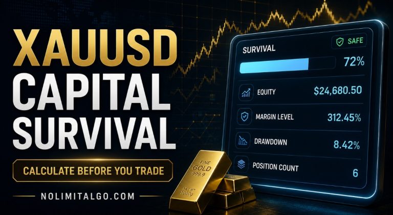 XAUUSD Capital Survival Calculator